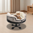 Load image into Gallery viewer, Portable Stainless Steel Elevated Cat Desk Bed
