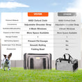 Load image into Gallery viewer, Wheeled Travel Pet Bag with Telescopic Handle & Shoulder Strap
