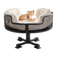 Load image into Gallery viewer, Portable Stainless Steel Elevated Cat Desk Bed
