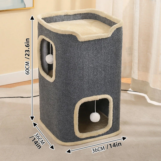2-Layer Indoor Cat House