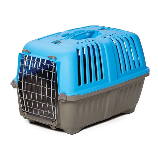 Travel Pet Carrier for Small Dogs and Cats with Steel Door