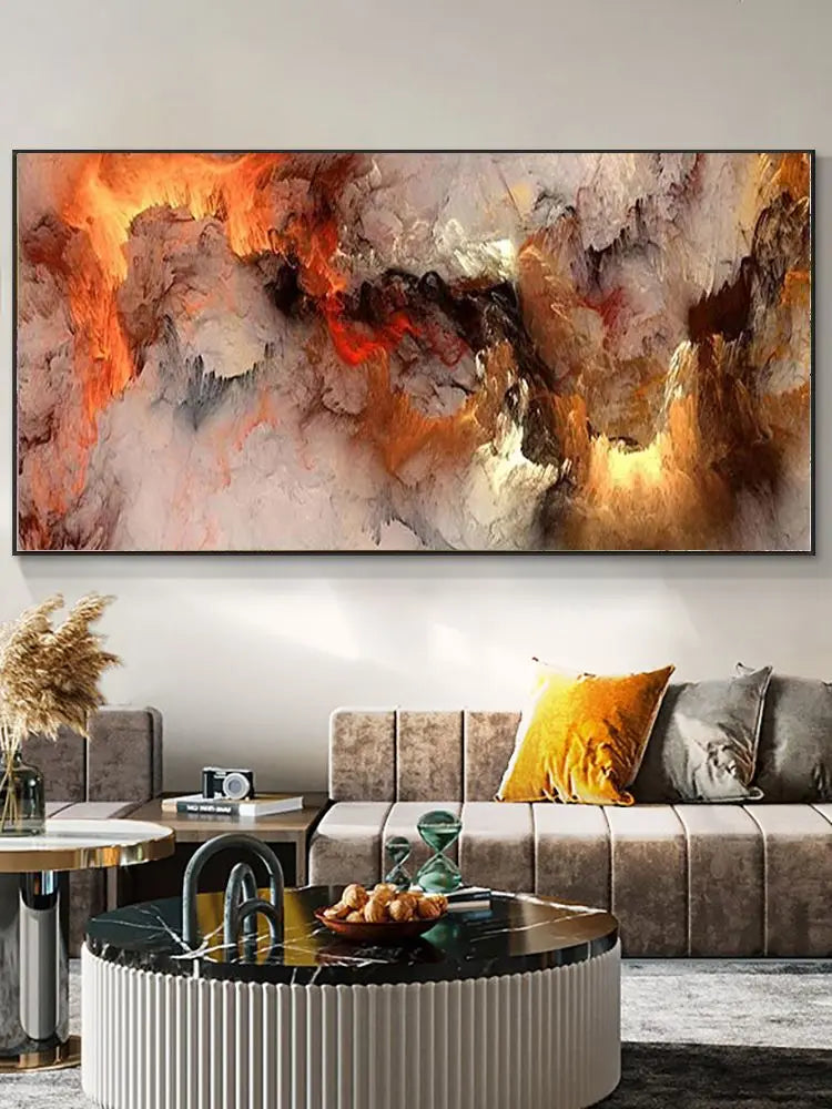 Modern Oil Painting Wall Art for Living Room