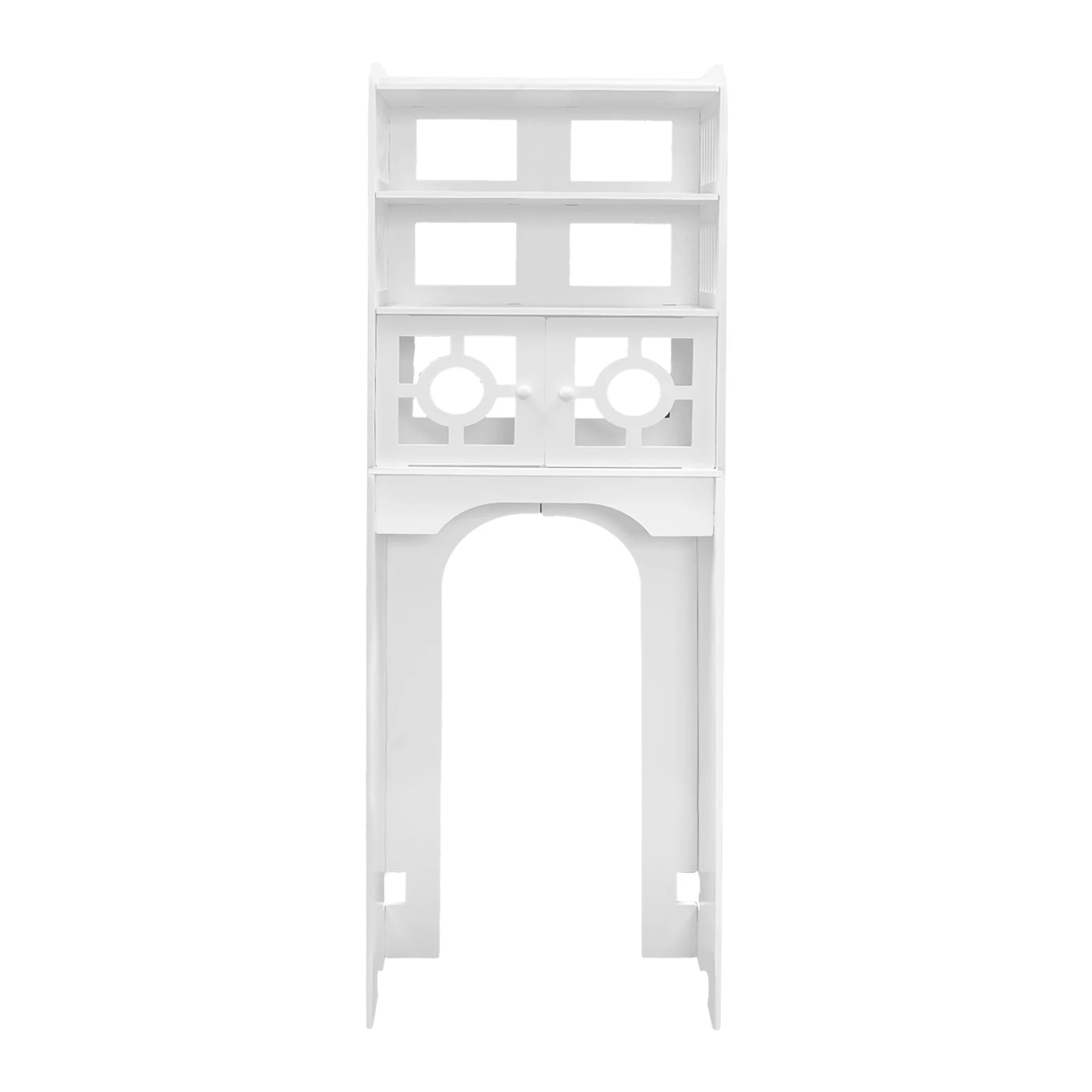 4 Tier Over-The-Toilet Bathroom Storage Cabinet
