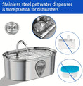 Load image into Gallery viewer, 3.5L large capacity cat water dispenser
