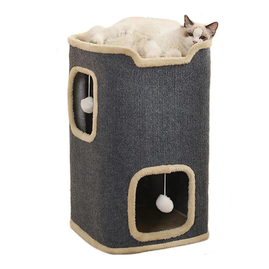 2-Layer Indoor Cat House