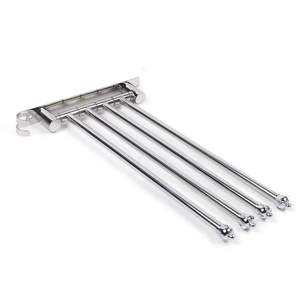 4-Bar Stainless Steel Rotatable Towel Rack