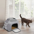 Load image into Gallery viewer, Expandable Cat Carrier Backpack with Storage Pocket
