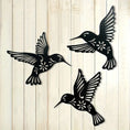 Load image into Gallery viewer, Hollow Iron Bird Sculpture for Wall Decor
